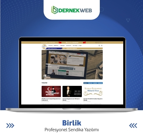 Sendika ve Birlikler i&ccedil;in Web Sitesi